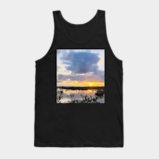 Florida Keys Golden Hour Backcountry Sunset Tank Top